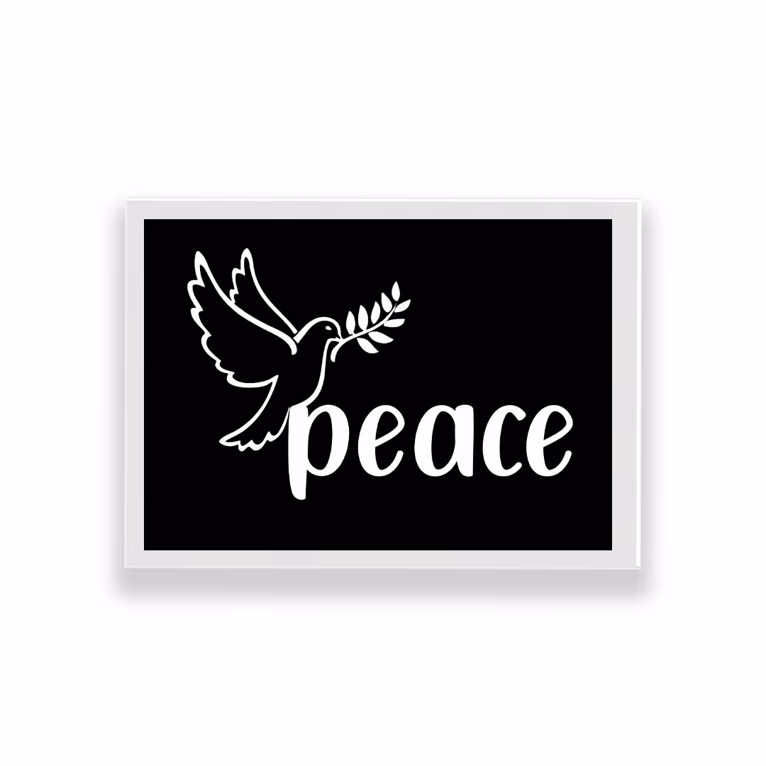 تابلو طرح مینیمال آرامش peace