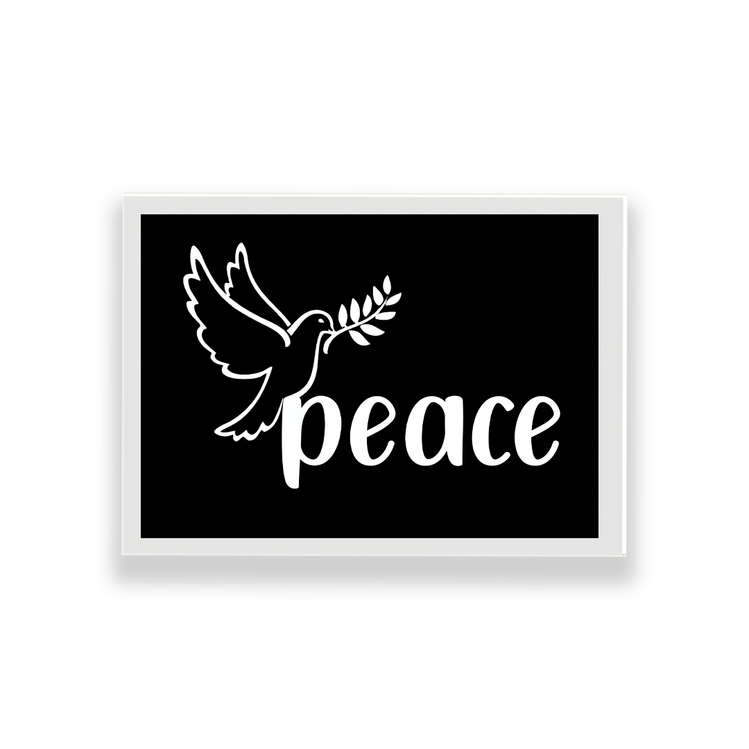 تابلو طرح مینیمال آرامش peace