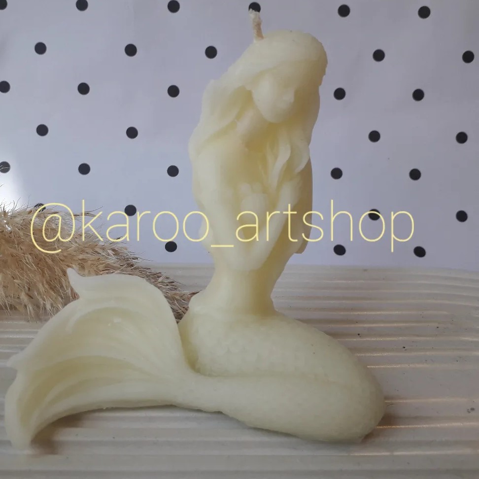 شمع پری دریایی (ارتفاع 10 سانت) 