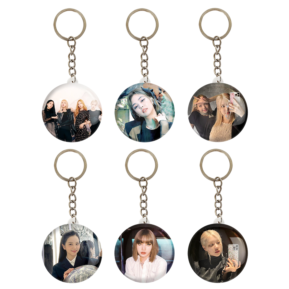 جاکلیدی خندالو مدل گروه بلک پینک BLACKPINK کد 892A مجموعه 6 عددی