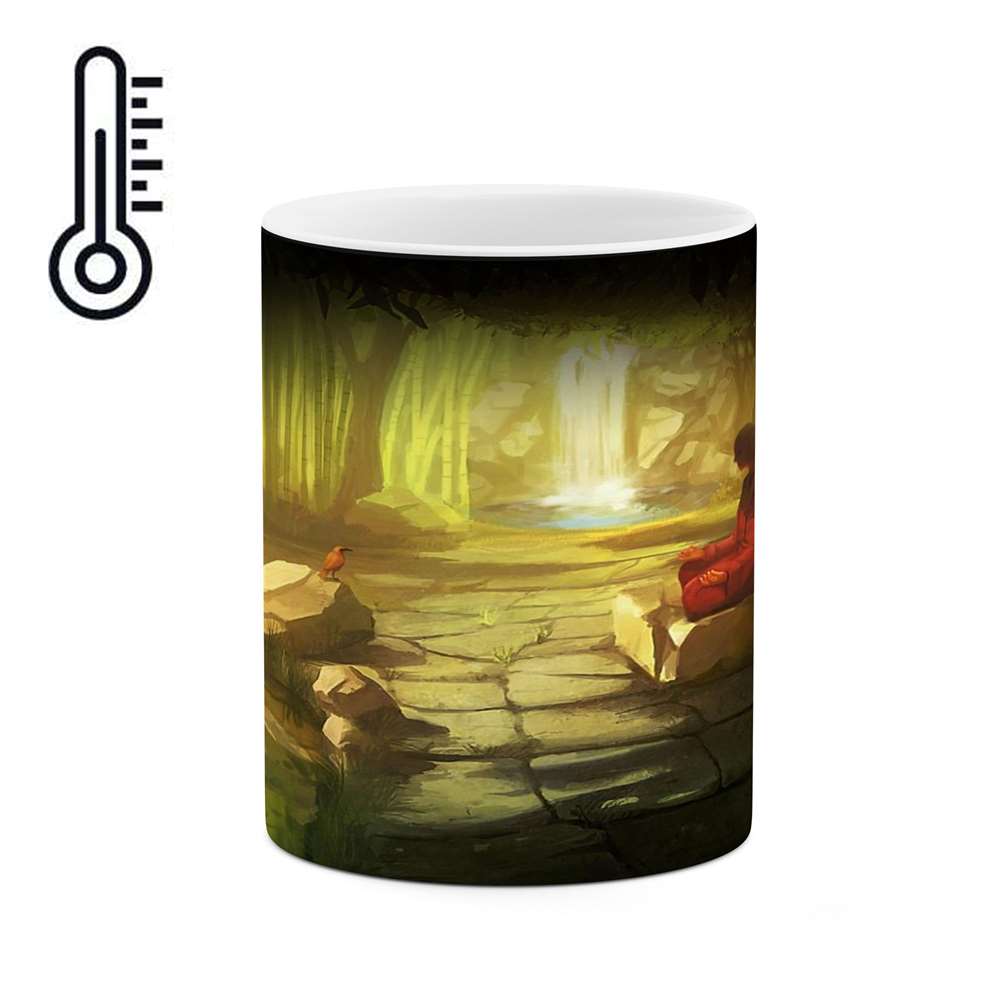 ماگ حرارتی کاکتی طرح نقاشی مدل mgh13991