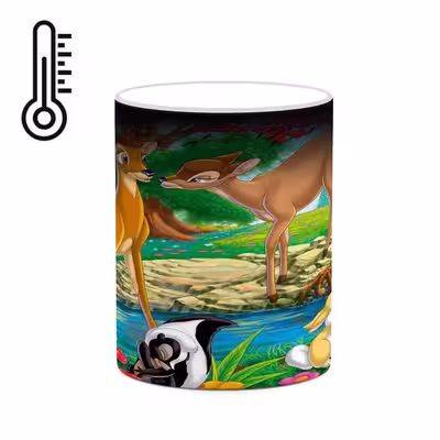 ماگ حرارتی کاکتی طرح کارتون Bambi مدل mgh22209
