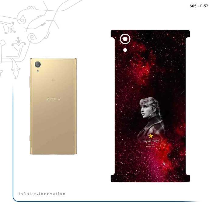 برچسب پوششی ماهوت مدل Taylor Swift مناسب برای گوشی موبایل سونی Xperia XA1 Plus