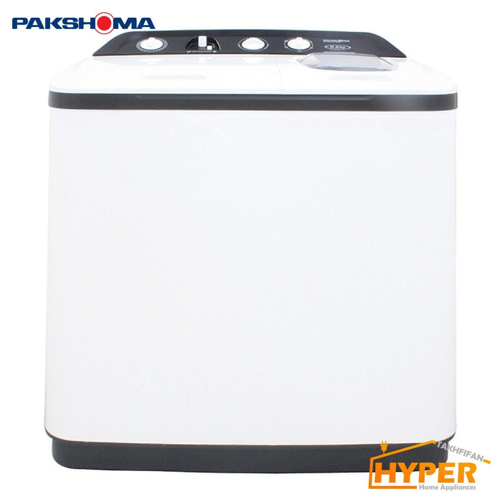ماشین لباسشویی دوقلو پاکشوما PWD-9653AJ سفید 9.6 کیلویی