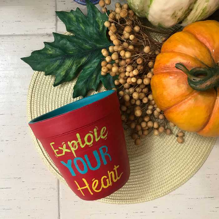 گلدان سفالی مدل explore