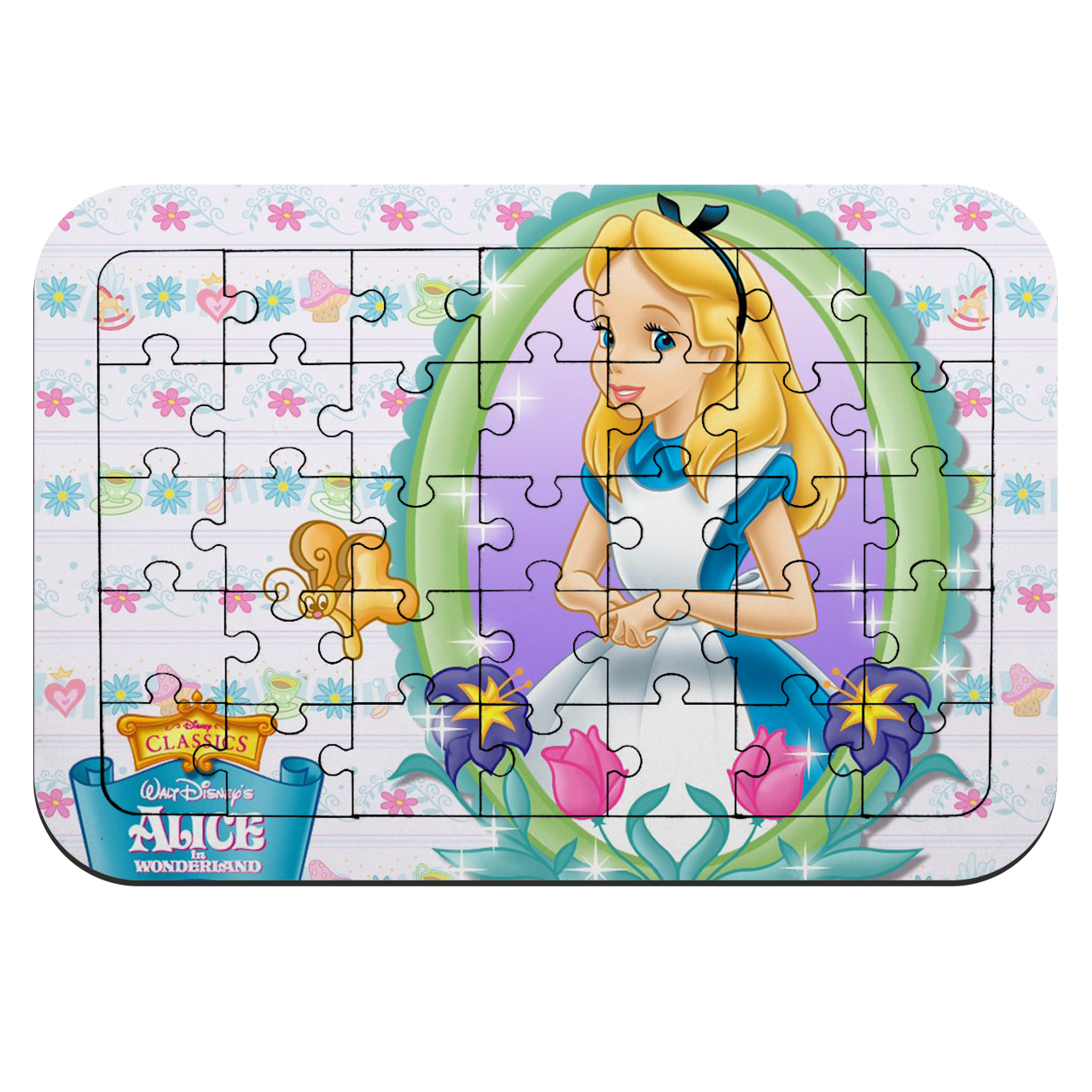 پازل 35 تکه طرح انیمیشن آلیس در سرزمین عجایب مدل NI1886