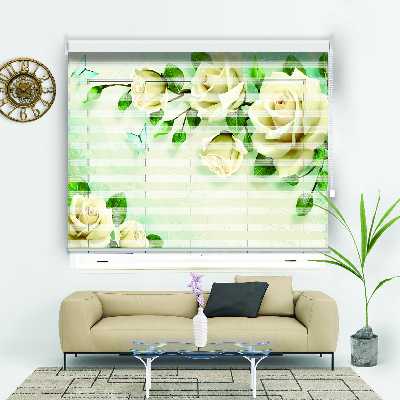 پرده زبرا مدل TD-19 سایز 125x150 سانتی متر
