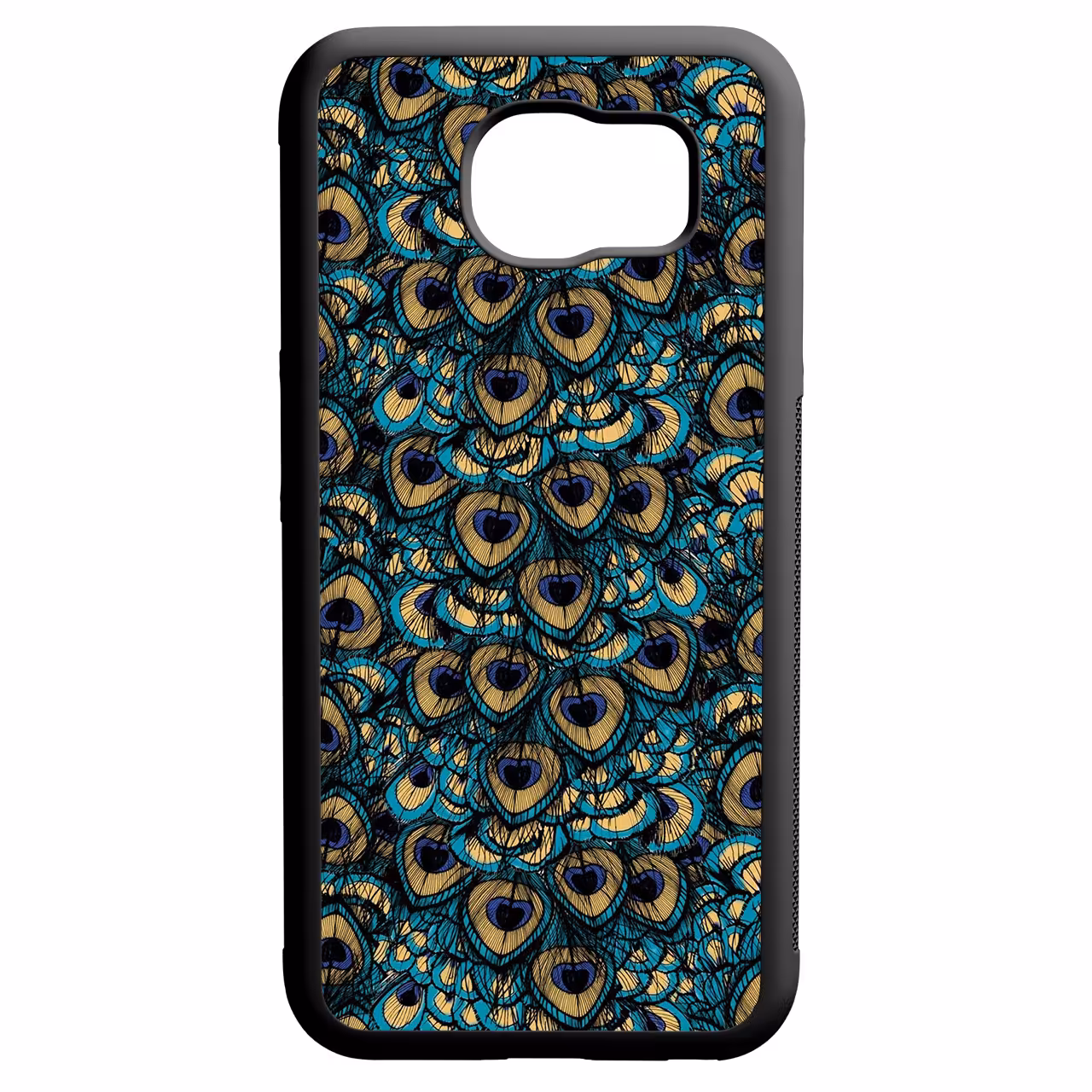 کاور طرح طاووس کد 11054094276 مناسب برای گوشی موبایل سامسونگ galaxy s6