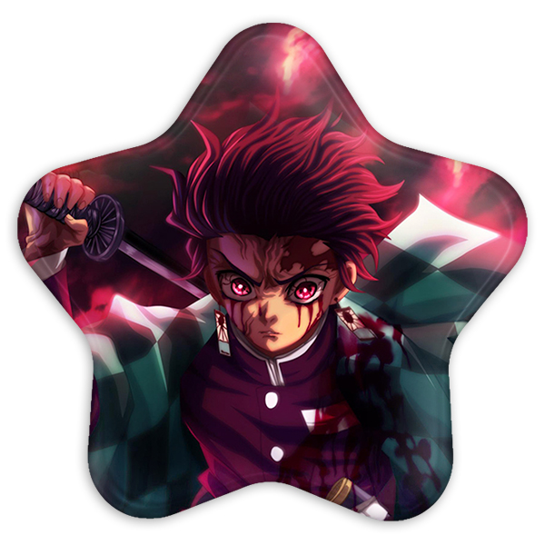 پیکسل خندالو طرح تانجیرو انیمه مدل ستاره ای کد 12801