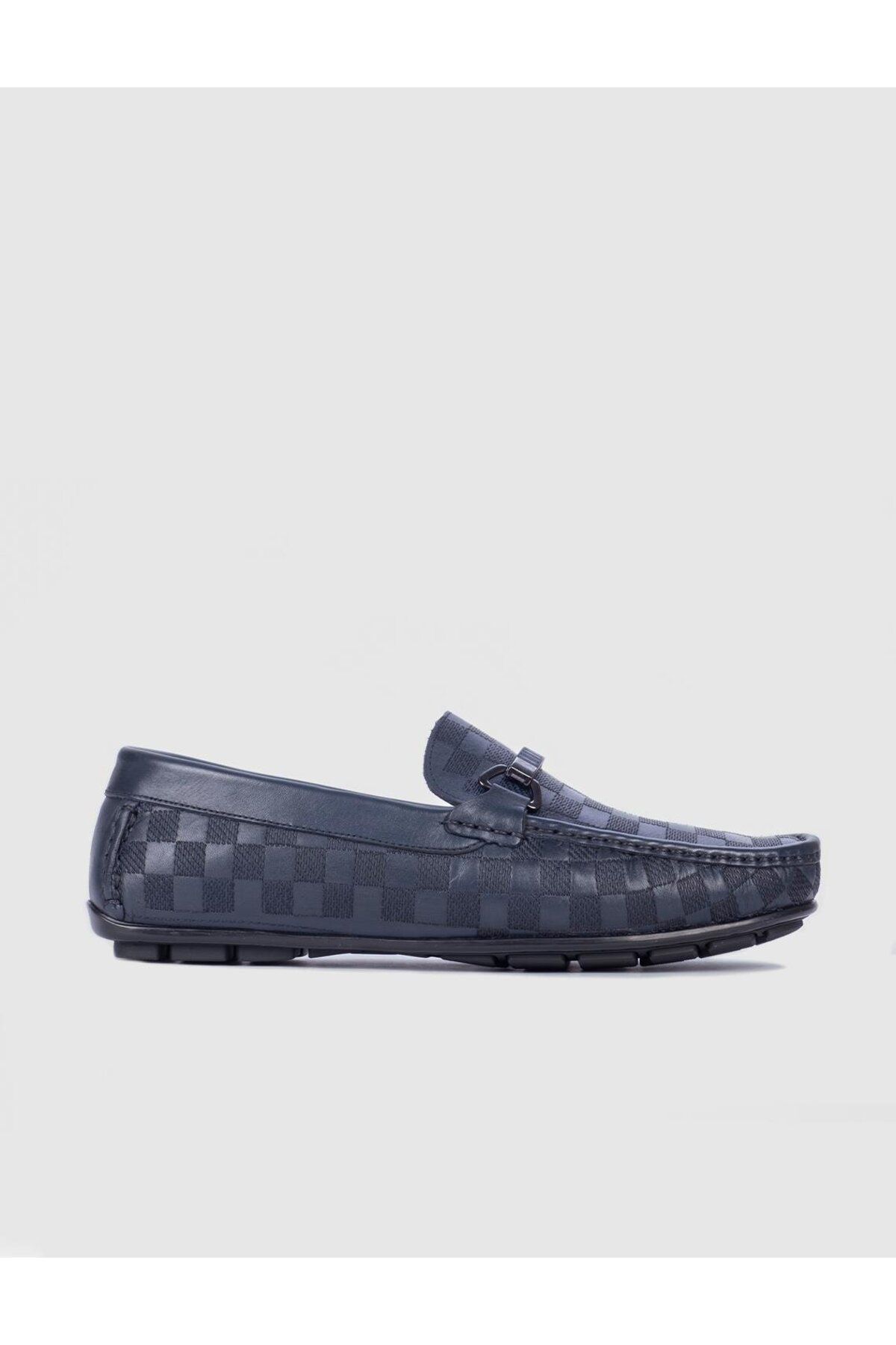 لوفر آبی مردانه Loafer Navy Lavy اورجینال Cabani