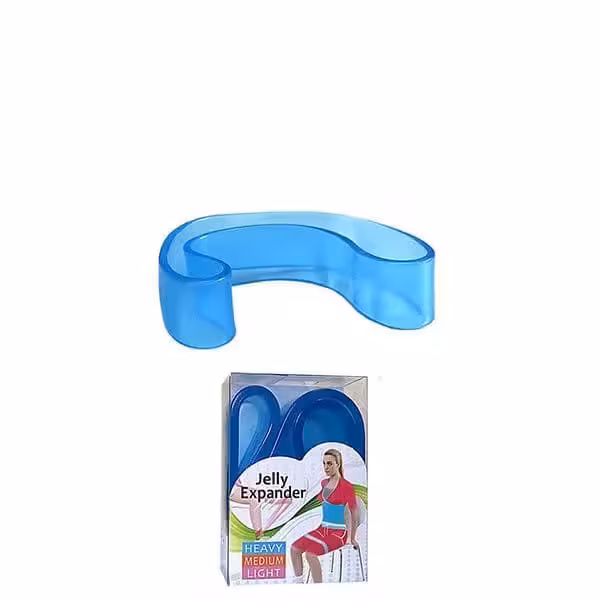 کش مینی لوپ ژله ای آبی مدل Jelly Expander