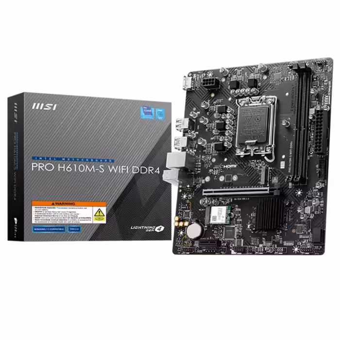 مادربرد ام اس آی مدل PRO H610M-S WIFI DDR4