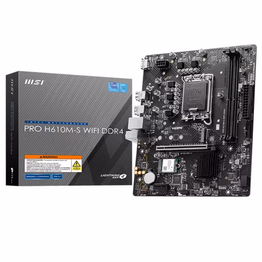 مادربرد ام اس آی مدل PRO H610M-S WIFI DDR4