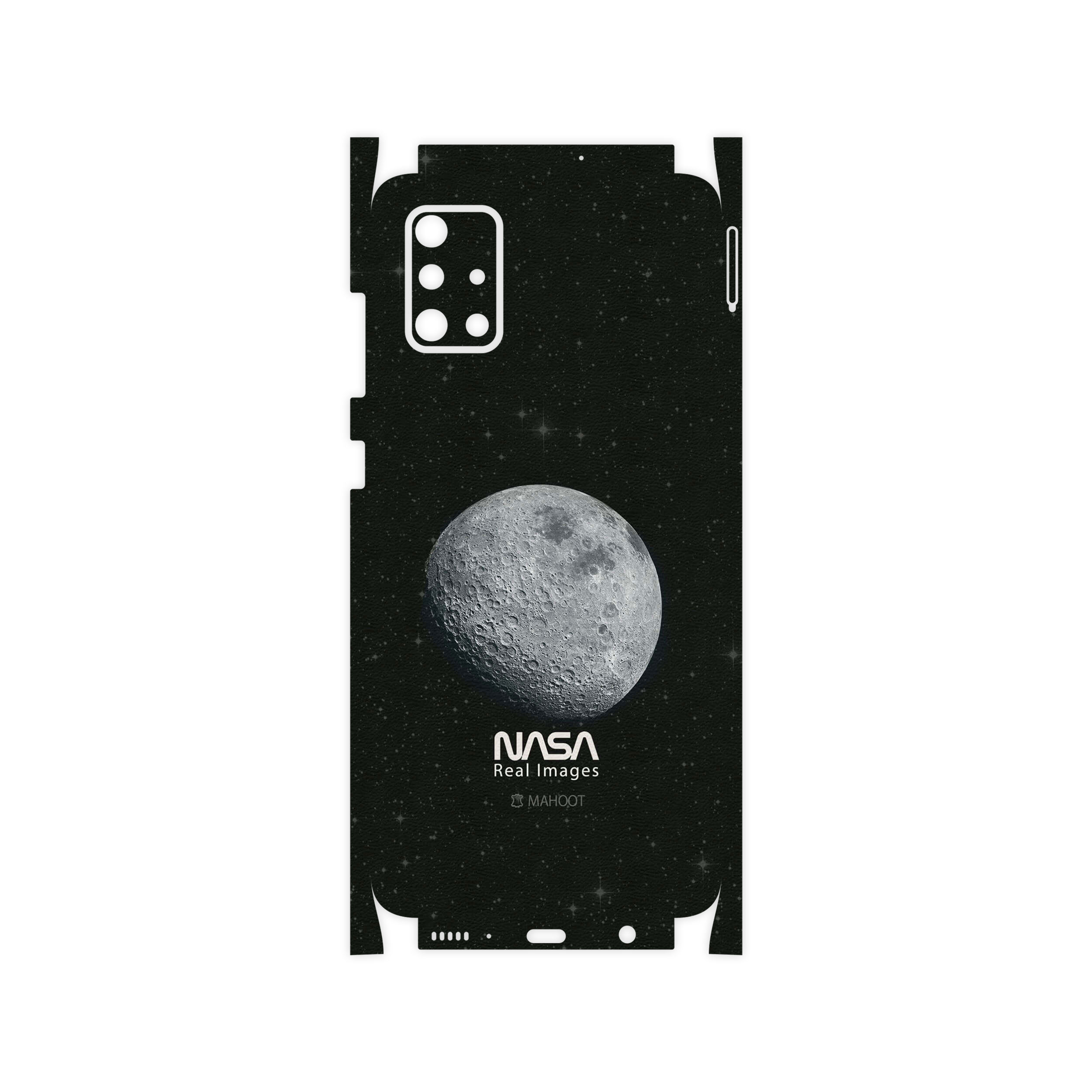 برچسب پوششی ماهوت مدل Moon-By-NASA-FullSkin مناسب برای گوشی موبایل سامسونگ Galaxy A71