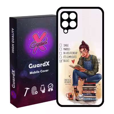 کاور گارد ایکس طرح دختر مدل Glass10286 مناسب برای گوشی موبایل سامسونگ Galaxy A22 4G