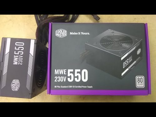 پاور استوک کولر مستر Cooler Master MWE 550 WHITE (استوک)با جعبه