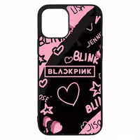 کاور طرح بلک پینک Black Pink کد G-211 مناسب برای گوشی موبایل اپل iPhone 12 | دیجی قاب دونی