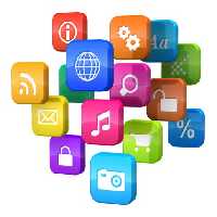 خرید و دانلود عکس آیکون های رنگی سه بعدی | پیک فاکس | Pic Fox