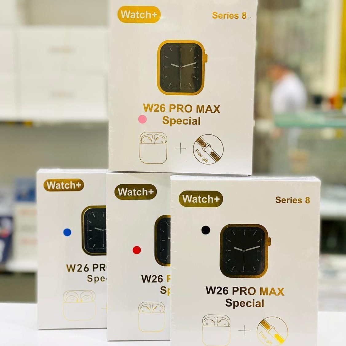 پک ساعت هوشمند  وایرپاد w26 pro MAX قیمت  699000 تومان فروش به صورت تک و عمده