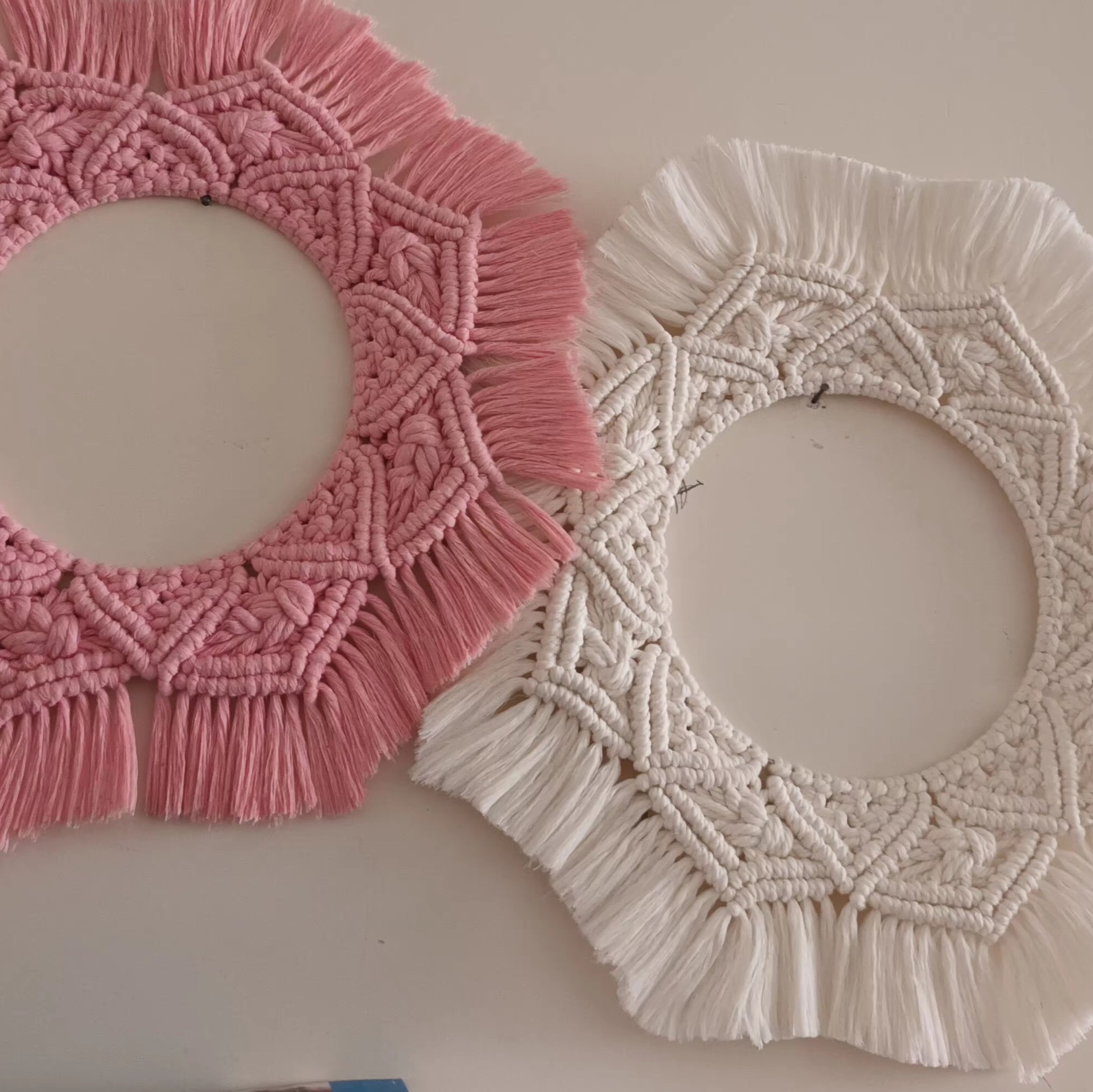 قاب مکرومه بافی