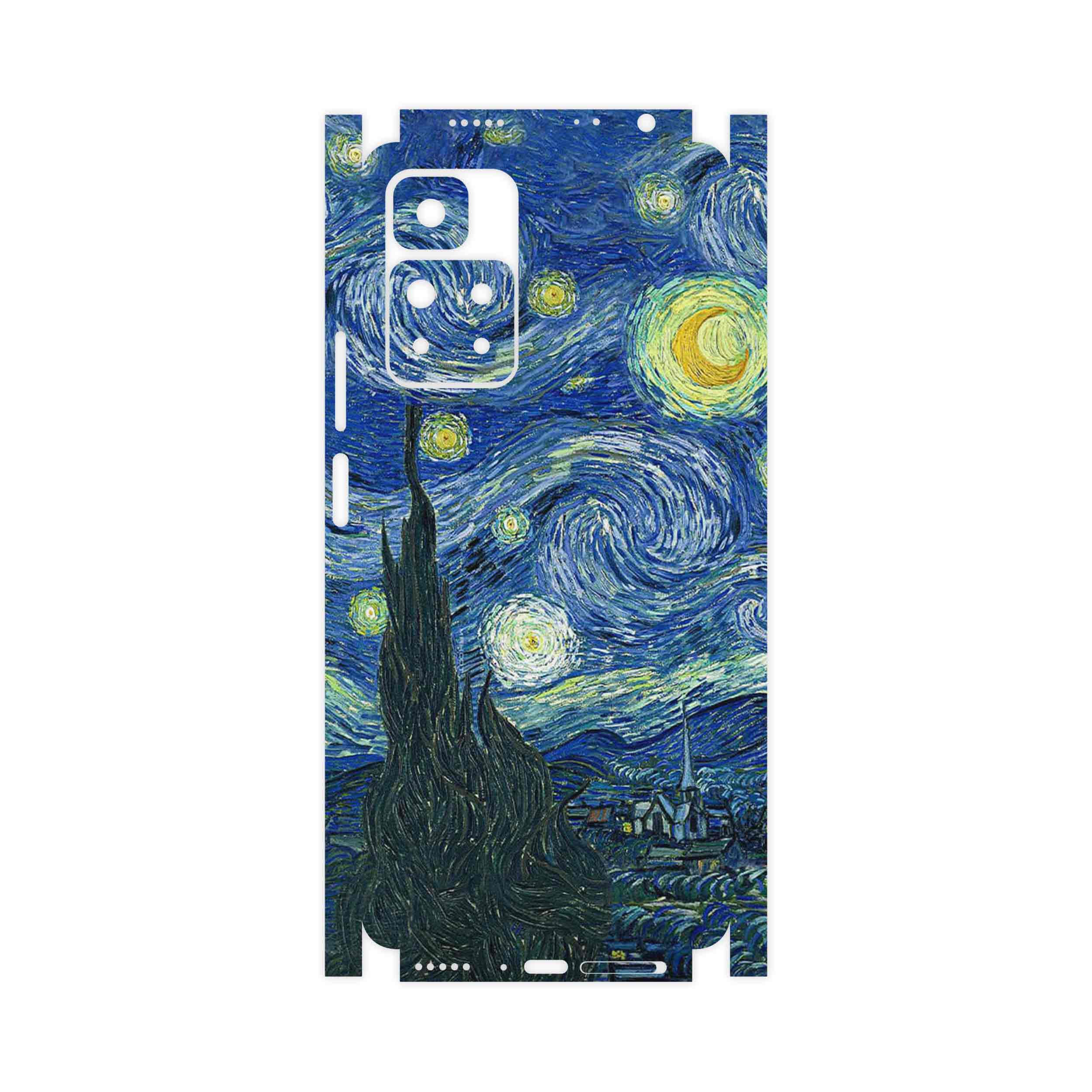 برچسب پوششی ماهوت مدل The Starry Night of van Gogh-FullSkin مناسب برای گوشی موبایل شیائومی Redmi Note 11 Pro Plus 5G