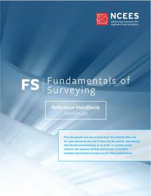 [PDF] دانلود کتاب Fs Fundamentals Of Surveying Reference Handbook 2.0, 2020