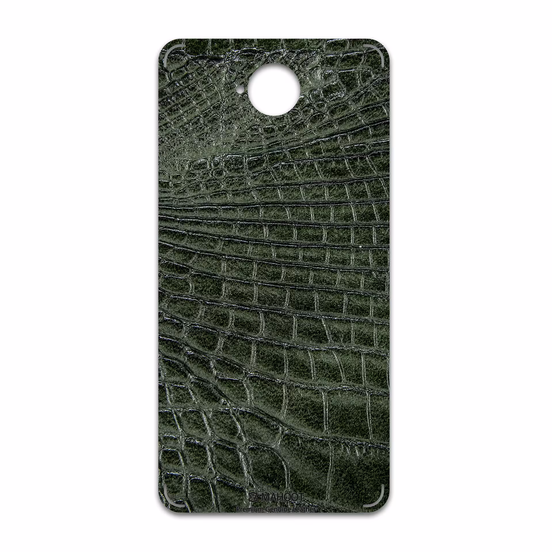 برچسب پوششی ماهوت مدل Green-Crocodile-Leather مناسب برای گوشی موبایل مایکروسافت Lumia 650