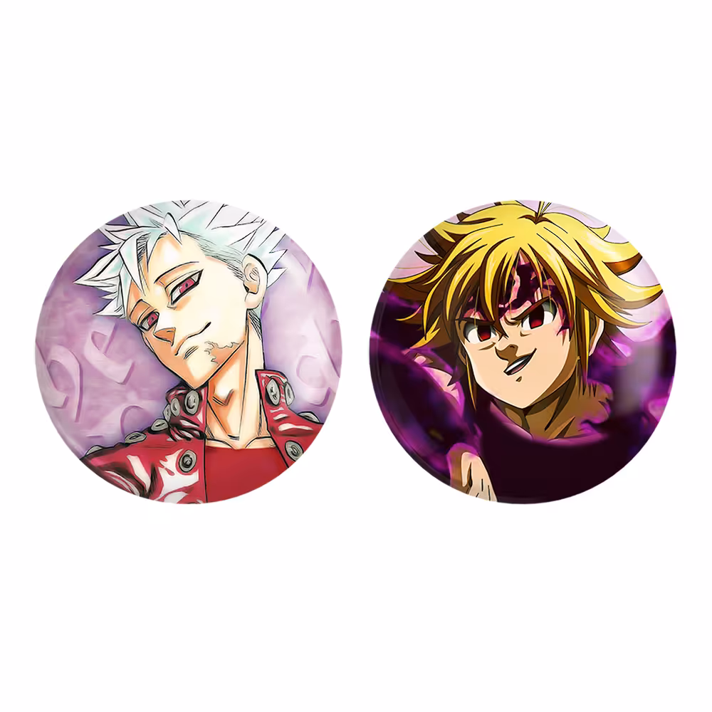 پیکسل خندالو مدل ملیوداس و اسکنور و بن انیمه هفت گناه کبیره کد 1756517572 مجموعه 2 عددی