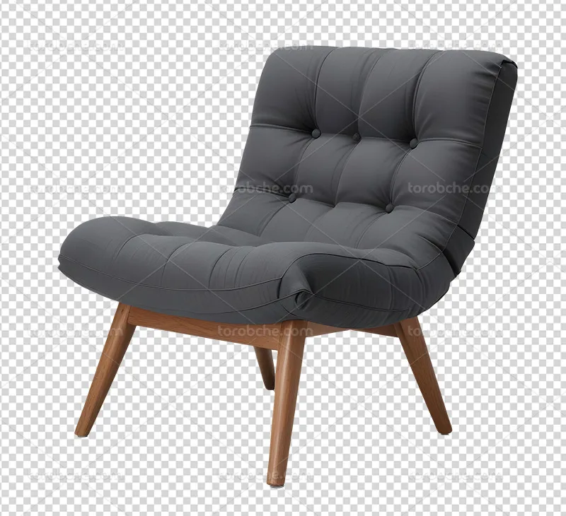 عکس PNG صندلی راحتی مشکی | گرافیک با طعم تربچه