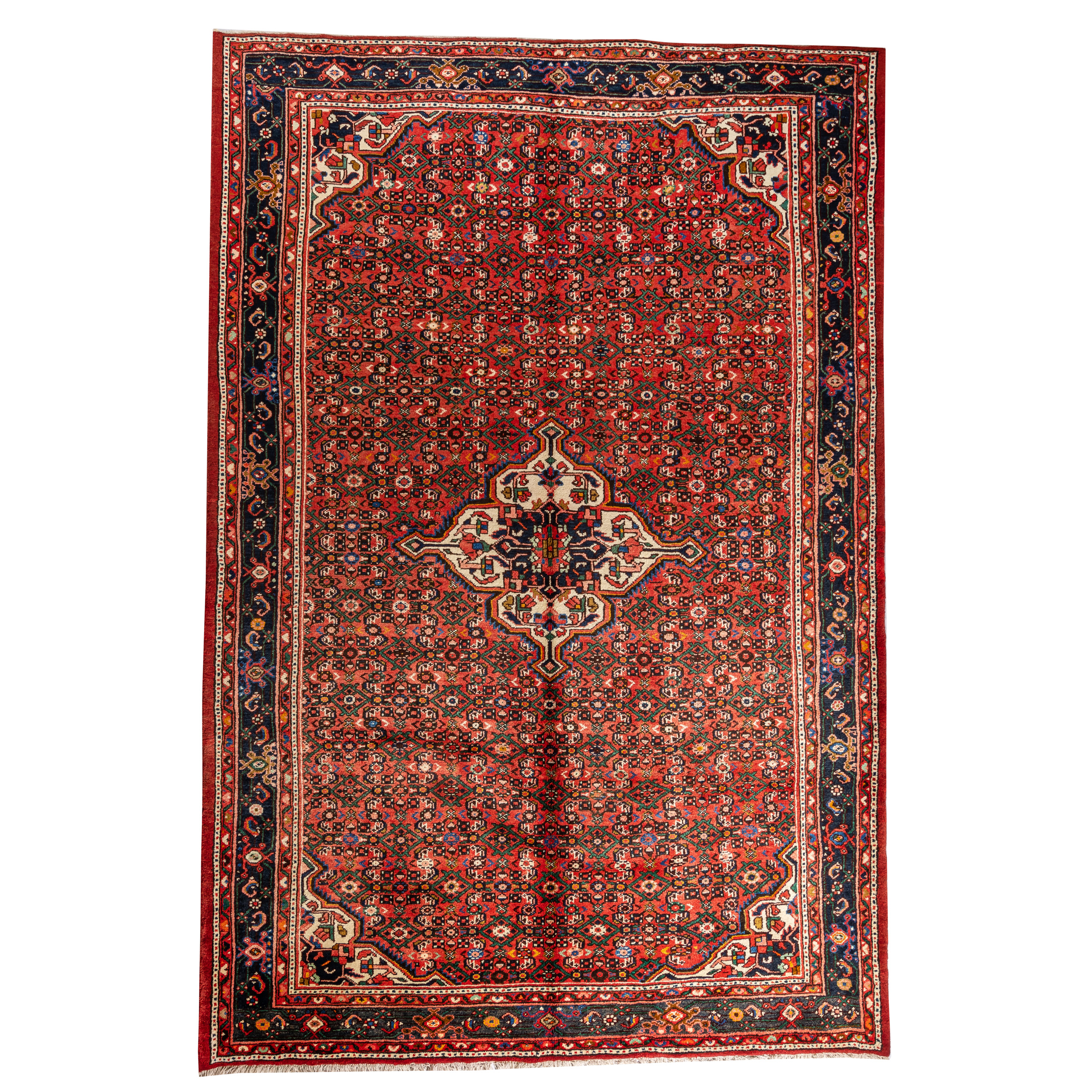 فرش دستبافت شش و نیم متری مدل حسین آباد کد 97.1556