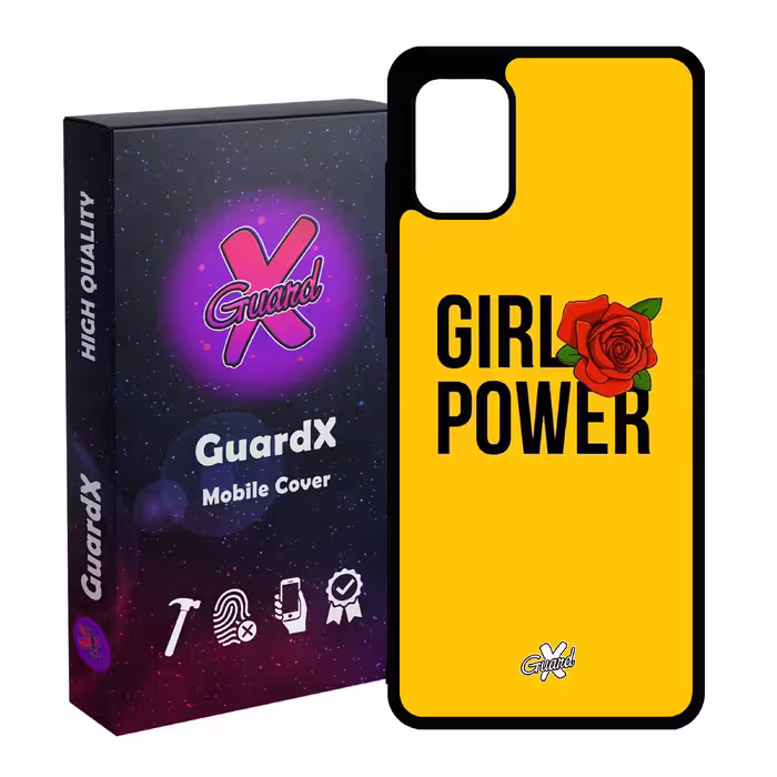 کاور گارد ایکس طرح Girl Power مدل Glass10037 مناسب برای گوشی موبایل سامسونگ Galaxy A51