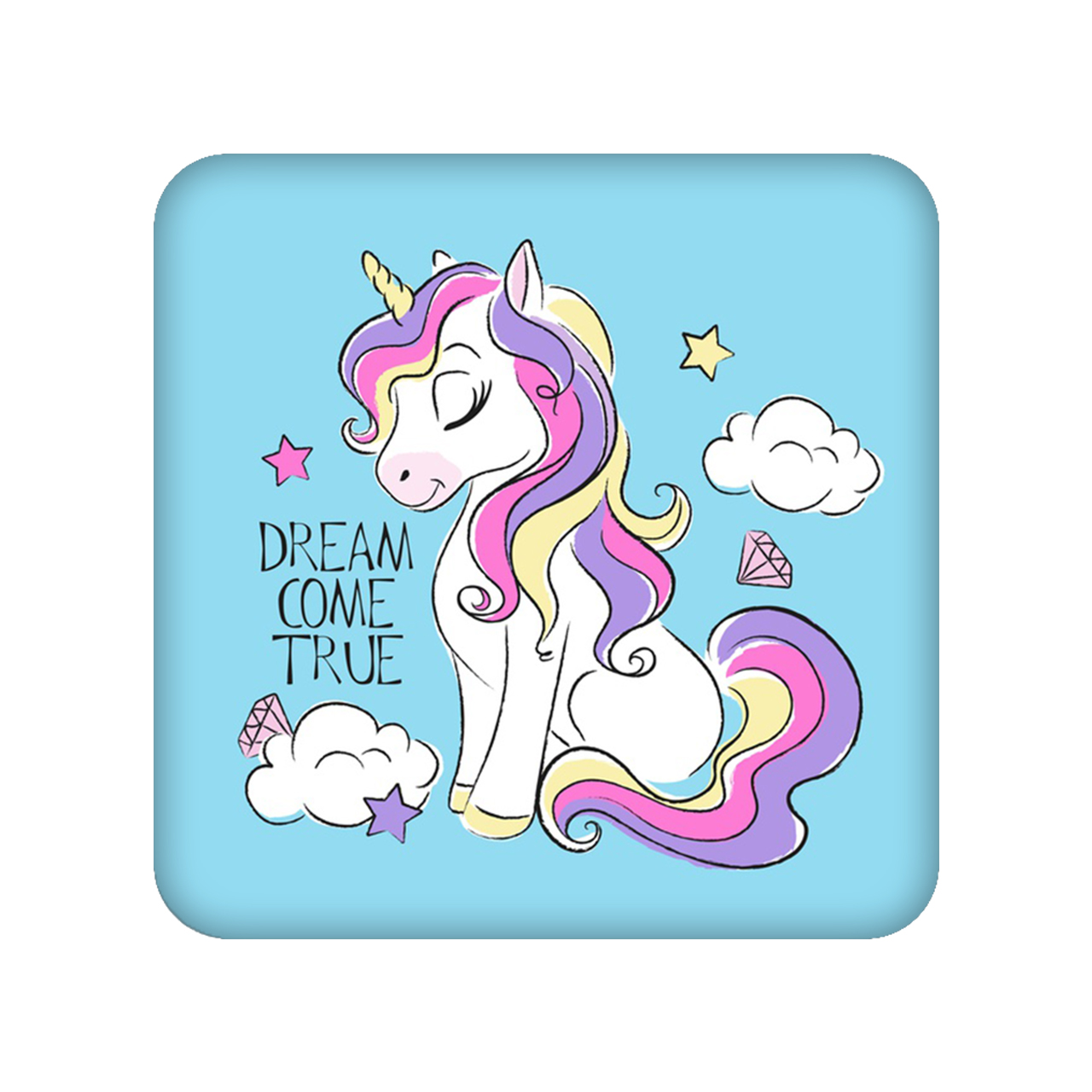 زیر لیوانی مدل یونیکورن کد 1782