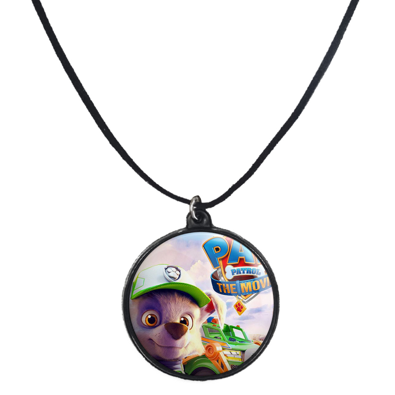 گردنبند پرمانه طرح سگ های نگهبان کد pmb.11762 مدل دو طرفه