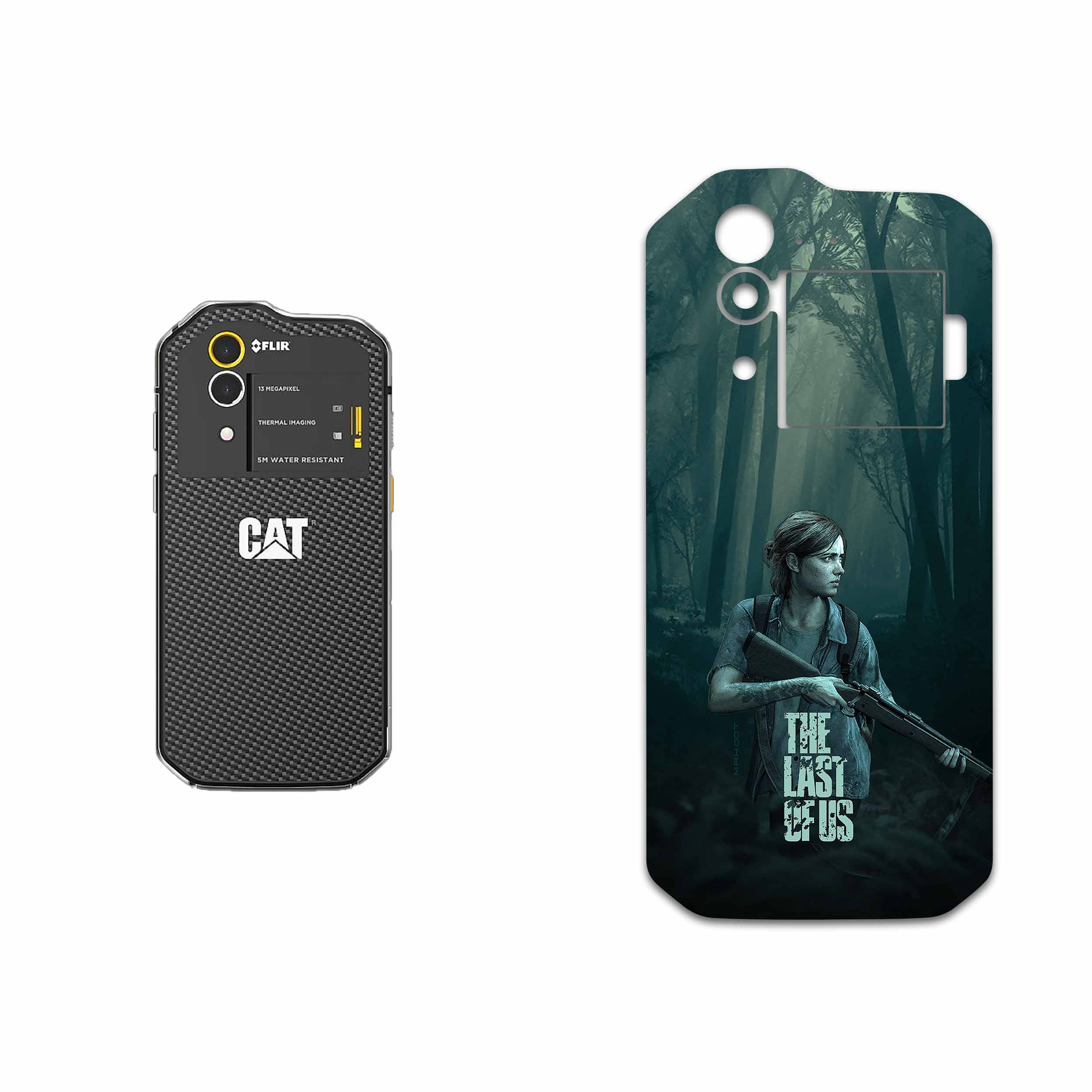 برچسب پوششی ماهوت مدل The Last of Us مناسب برای گوشی موبایل کاترپیلار S60