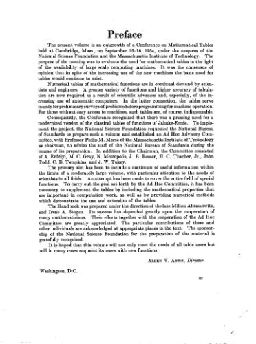 خرید و دانلود نسخه کامل کتاب Handbook of Mathematical Functions with Formulas, Graphs, and Mathematical Table