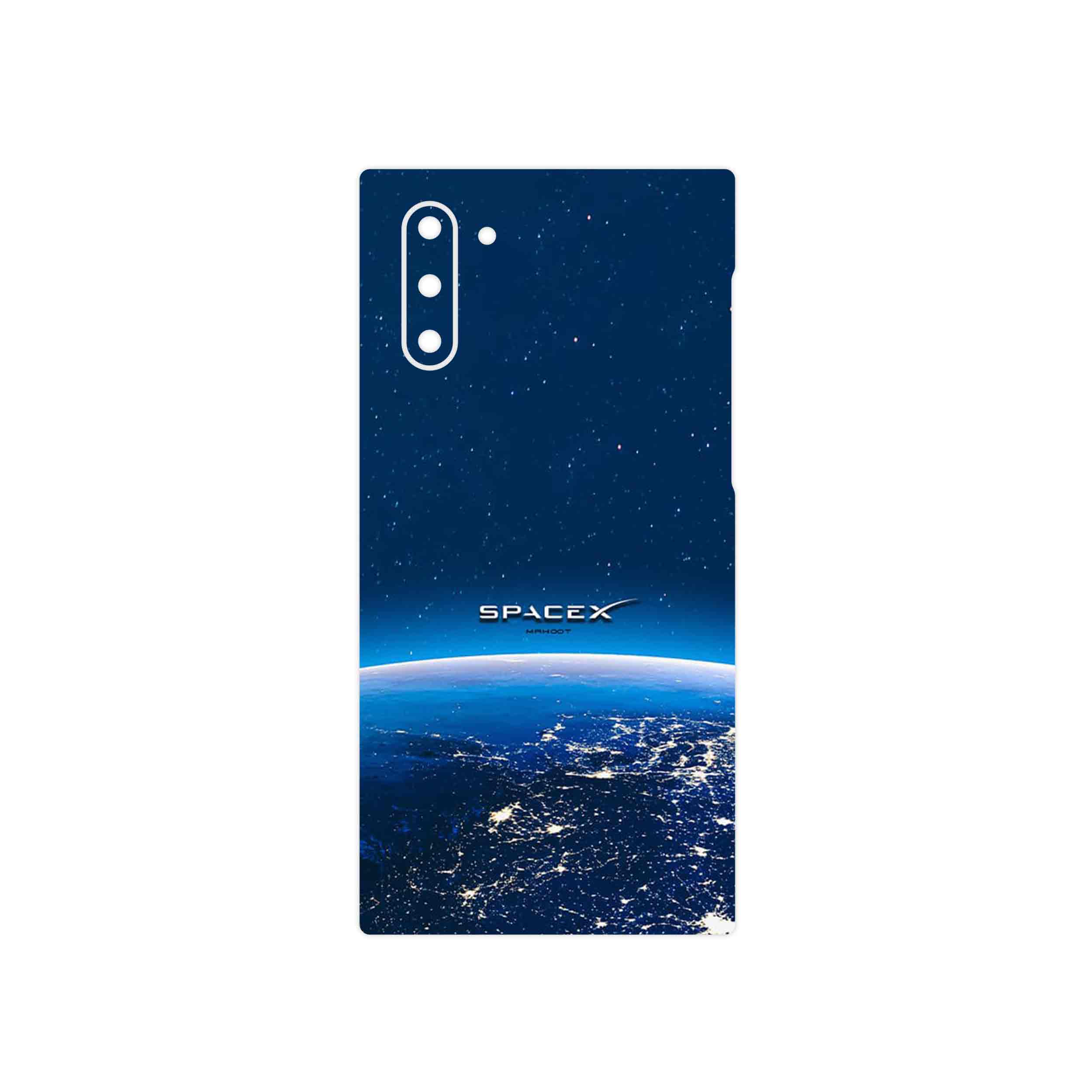 برچسب پوششی ماهوت مدل Space X مناسب برای گوشی موبایل سامسونگ Galaxy Note 10