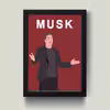 تابلو مدل مینیمال Elon Musk ایلان ماسک کد Q2626