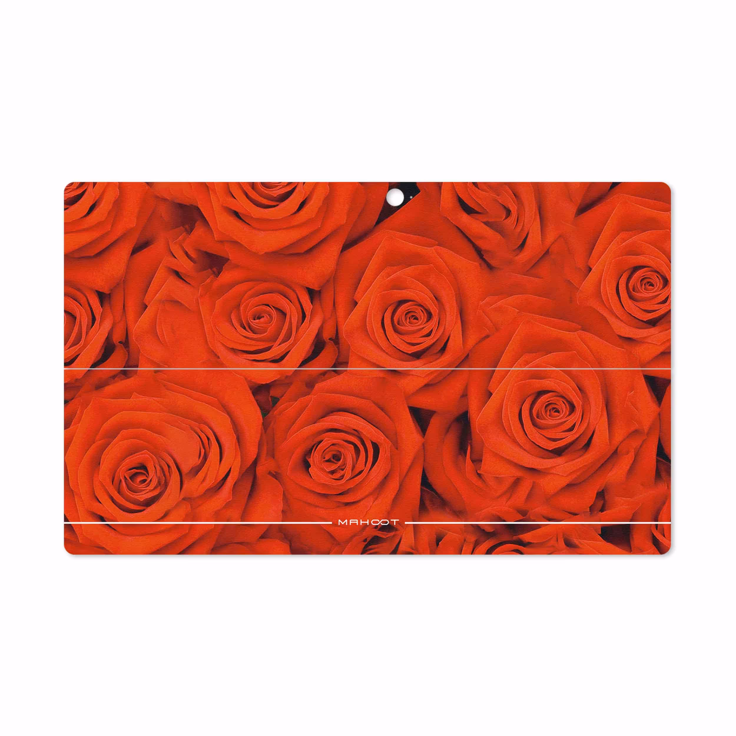 برچسب پوششی ماهوت مدل Red-Flower مناسب برای تبلت مایکروسافت Surface Pro 2 2013