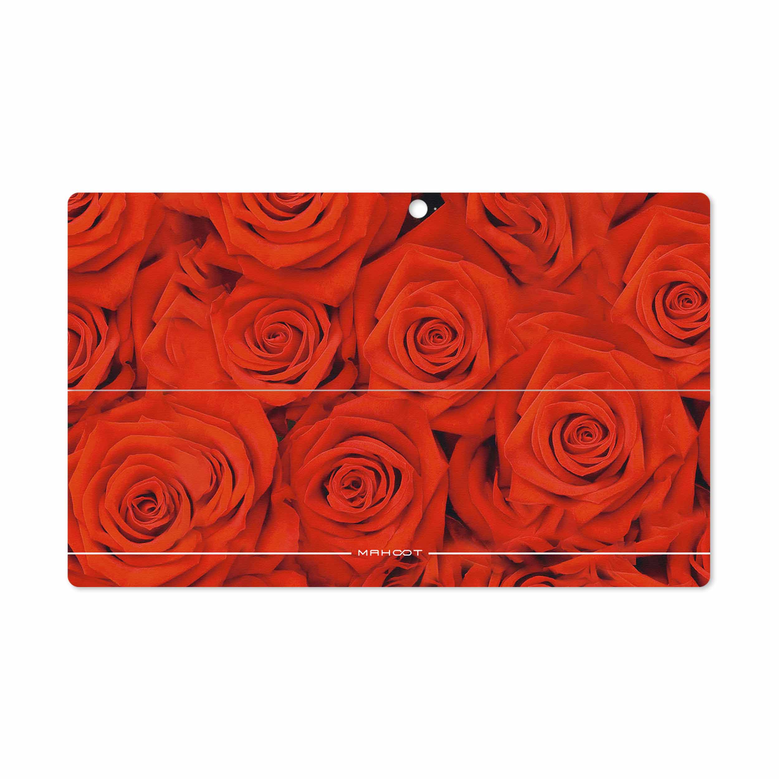 برچسب پوششی ماهوت مدل Red-Flower مناسب برای تبلت مایکروسافت Surface Pro 2 2013