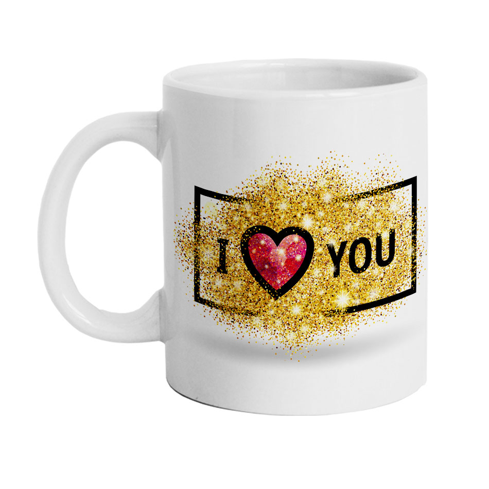 ماگ دارلی طرح عاشقانه مدل MG1357