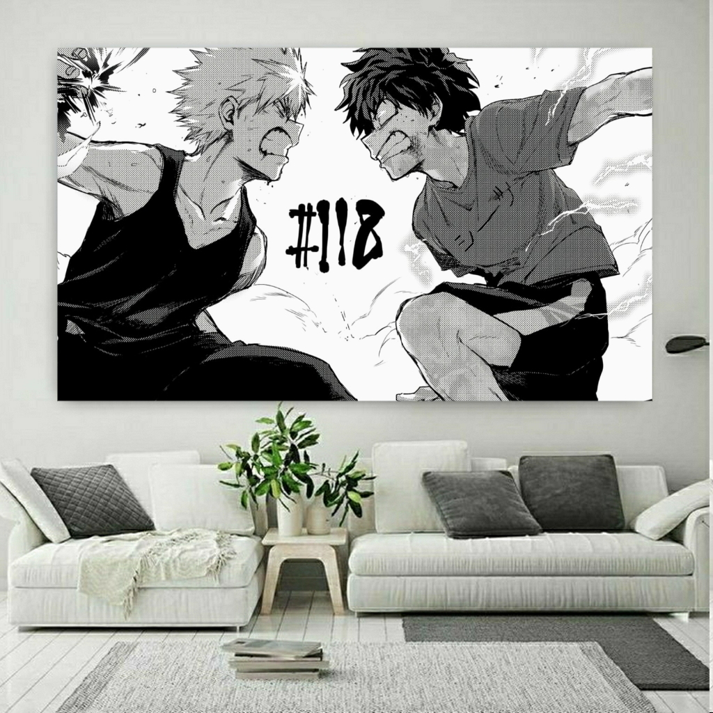 تابلو بوم طرح انیمه آکادمی قهرمانی من مدل SDB9549