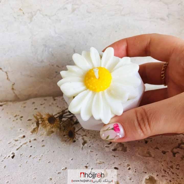 اطلاعات ، قیمت و خرید شمع گل بابونه قطر 5 سانت کد EL04