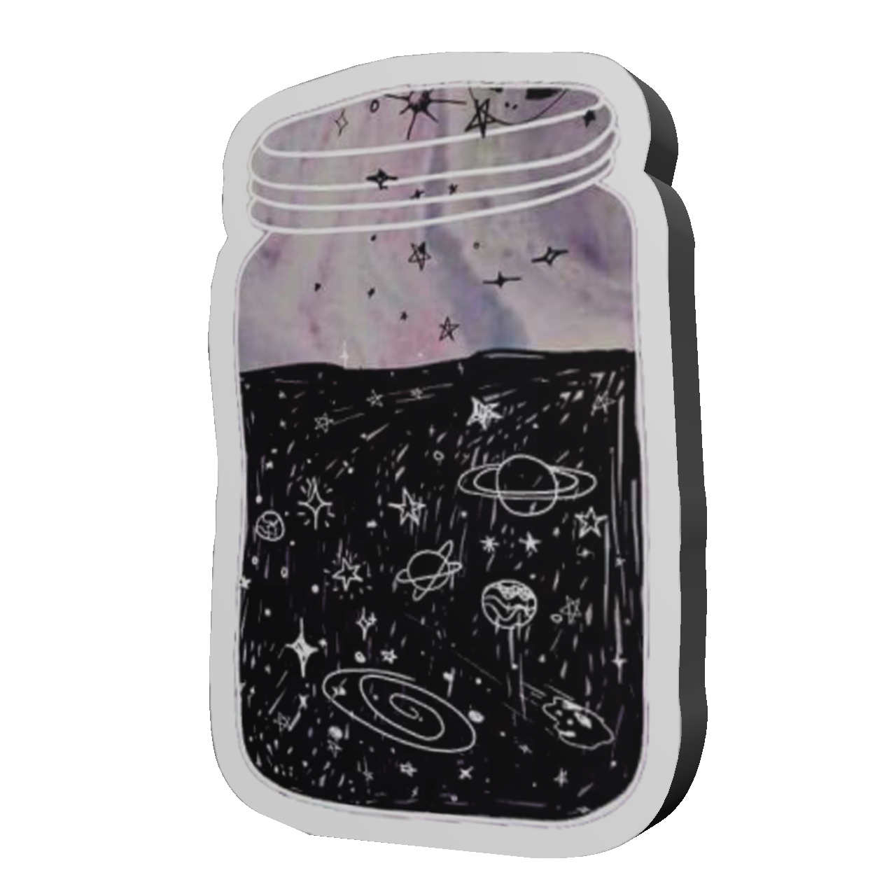 استیکر طرح شیشه3