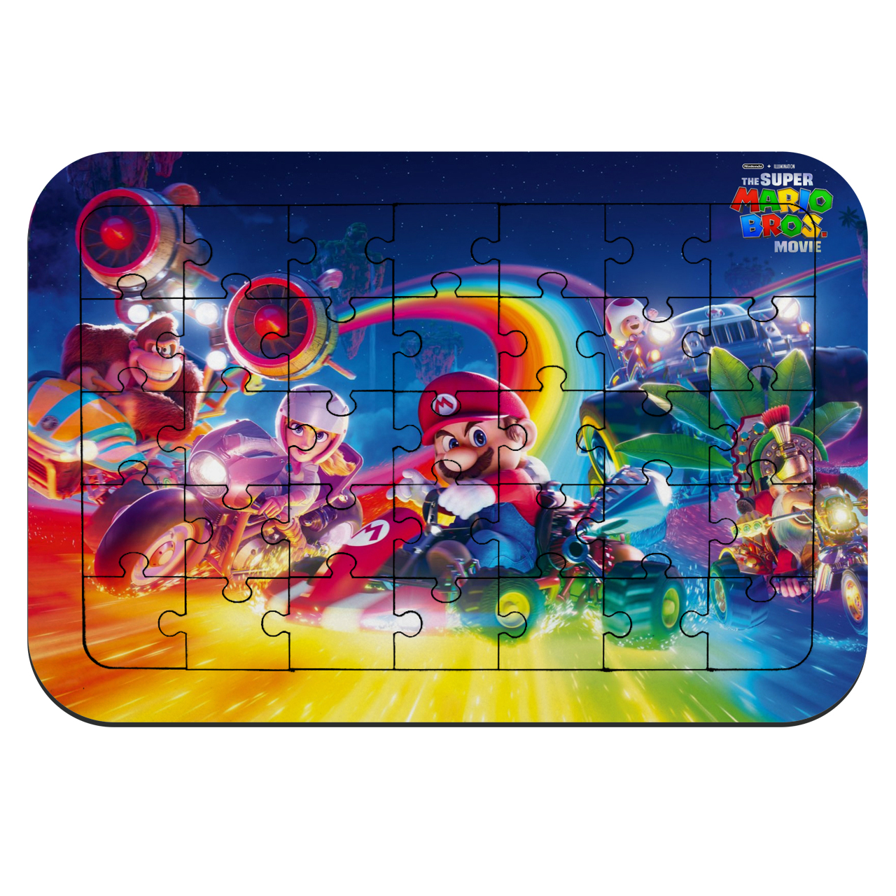  پازل 35 تکه طرح انیمیشن برادران سوپر ماریو کد NI2361