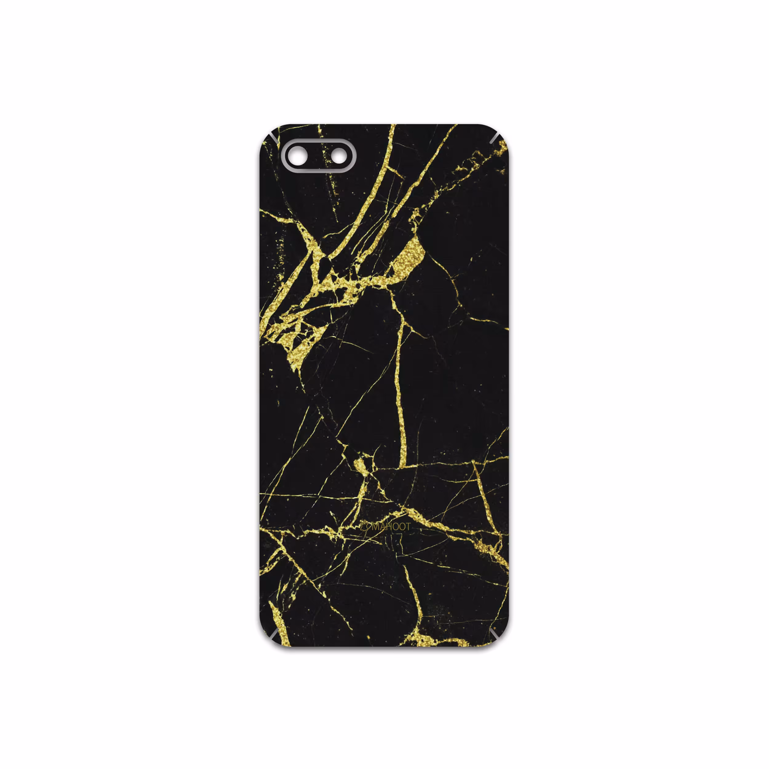برچسب پوششی ماهوت مدل Graphite-Gold-Marble مناسب برای گوشی موبایل هوآوی Y5 Lite