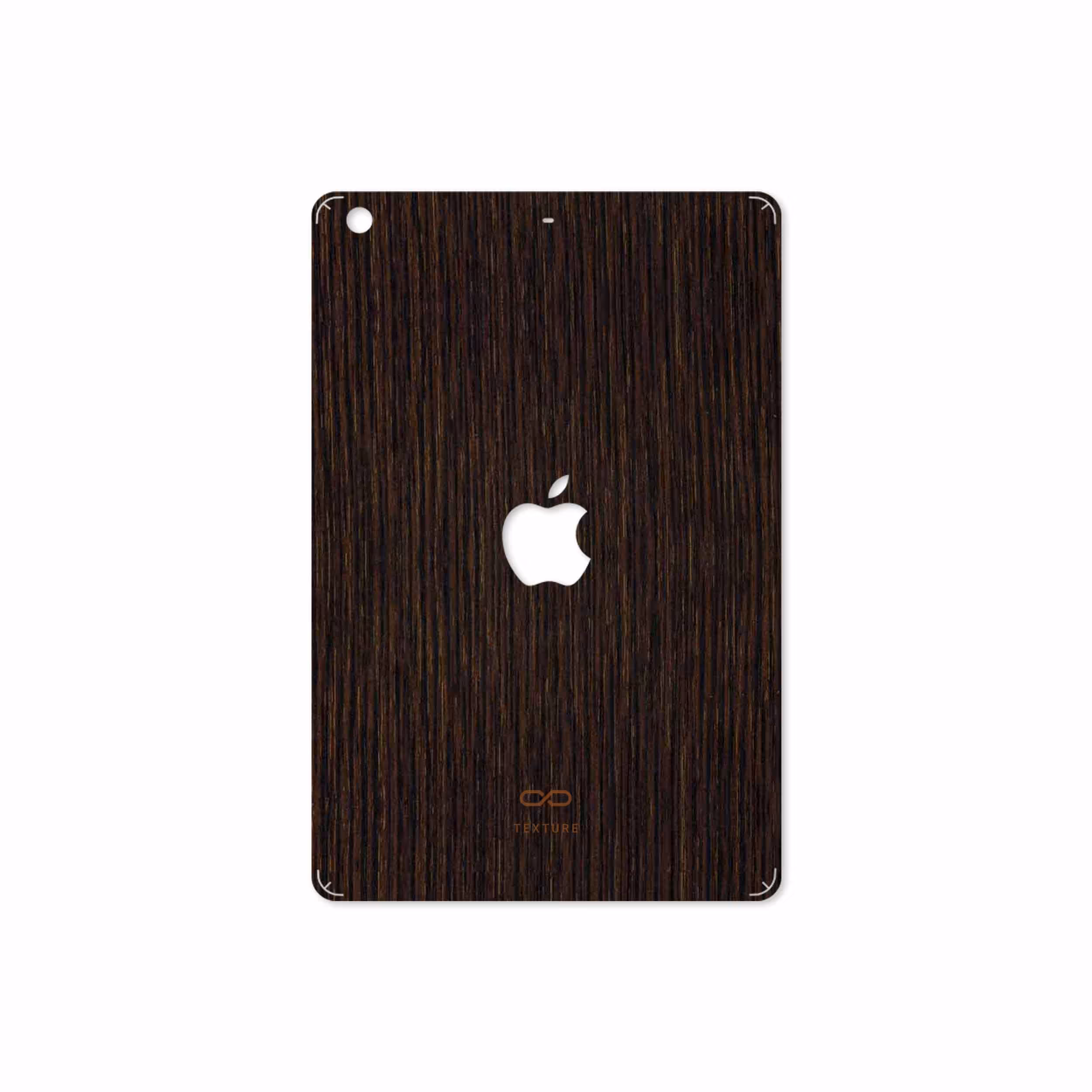 برچسب پوششی ماهوت مدل Dark-Gold-Stripes-Wood مناسب برای تبلت اپل iPad mini 2 2013 A1490