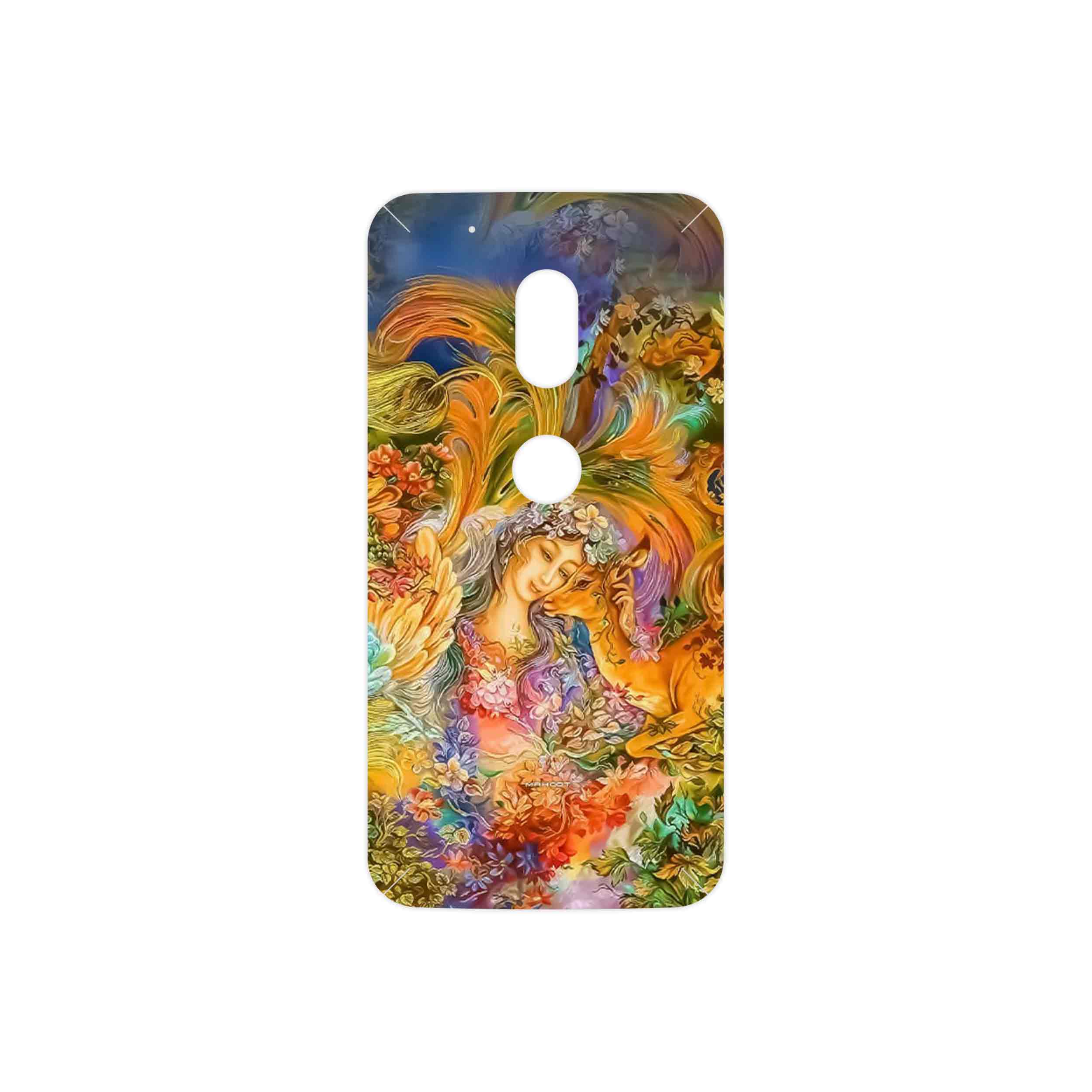 برچسب پوششی ماهوت مدل Persian miniature 3 مناسب برای گوشی موبایل موتورولا Moto G4 Play