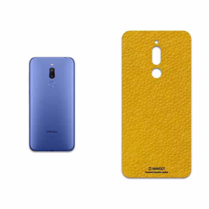 برچسب پوششی ماهوت مدل Mustard-Leather مناسب برای گوشی موبایل میزو M6T