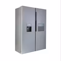 یخچال فریزر هیمالیا مدل آلفا رنگ استیل  (پس کرایه)