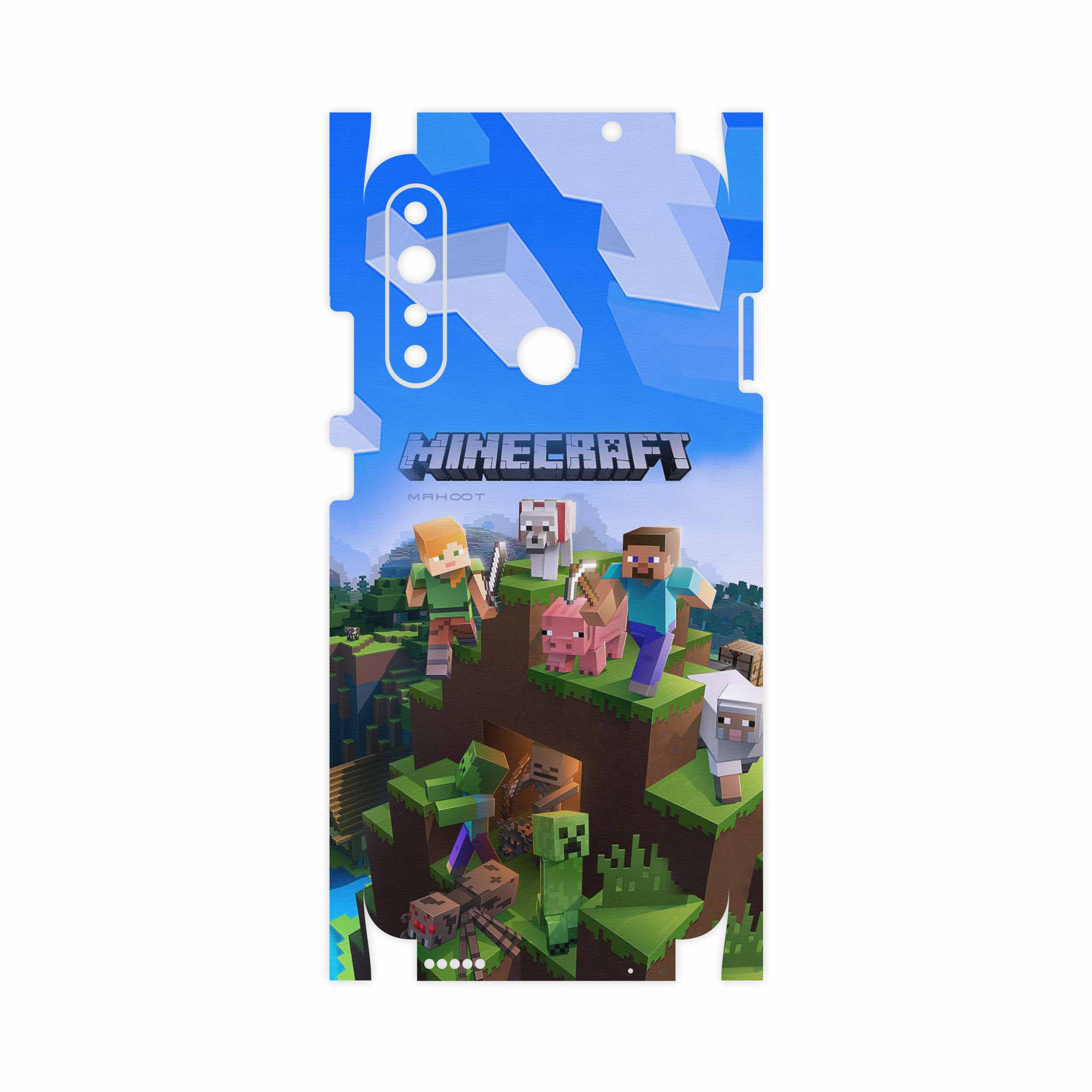 برچسب پوششی ماهوت مدل Minecraft-Game-FullSkin مناسب برای گوشی موبایل جی پلاس P10 Plus